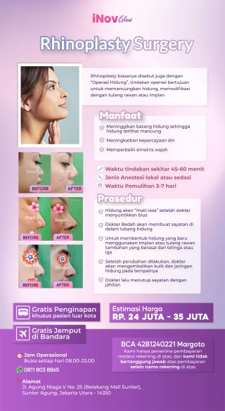 Inov Glow Klinik Kepercayaan Untuk Mendapatkan Hidung Mancung